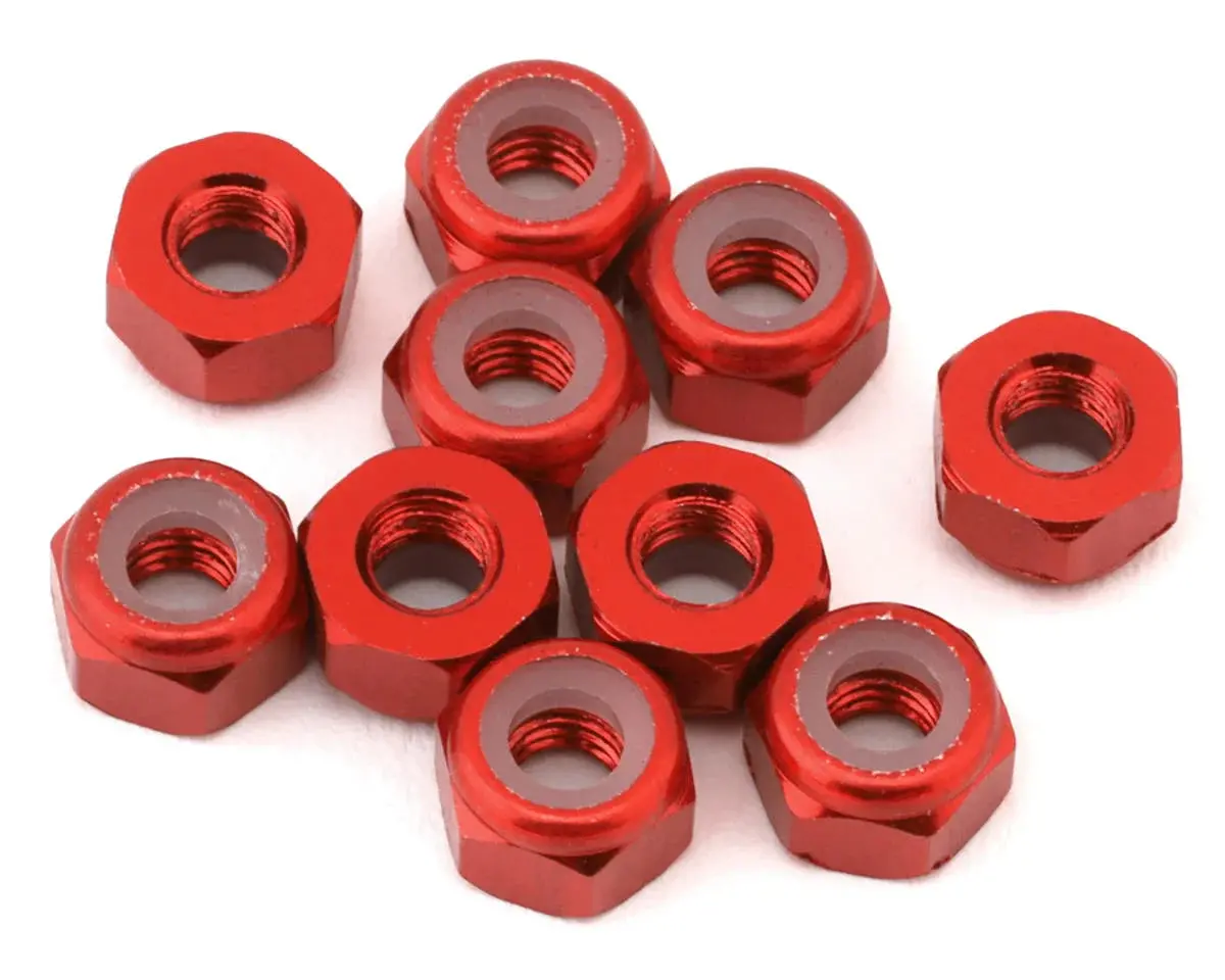 Excelerate 3Mm Aluminum Lock Nuts (Choose Color) (10) 1