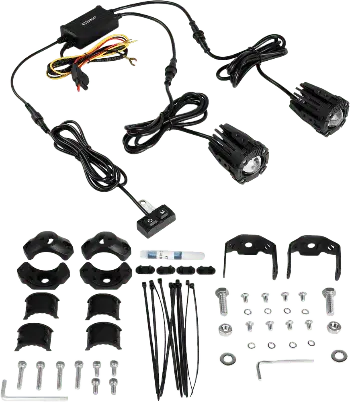 Xk Glow Dual Led 2 In. Driving Lights White/Amber - Motorcycle/Utv/Atv - Xk034021 1