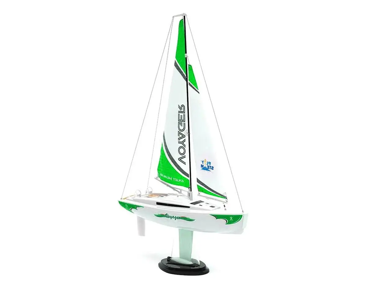 Playsteam Voyager 280 Sailboat W/2.4Ghz Transmitter (Green) - Xp-Xb03401c 1