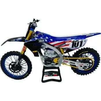 Yamaha Yz450f Motocross Of Nations Bike - Eli Tomac - 1:12 Scale - Red/Blue/Yellow - New Ray Toys 1