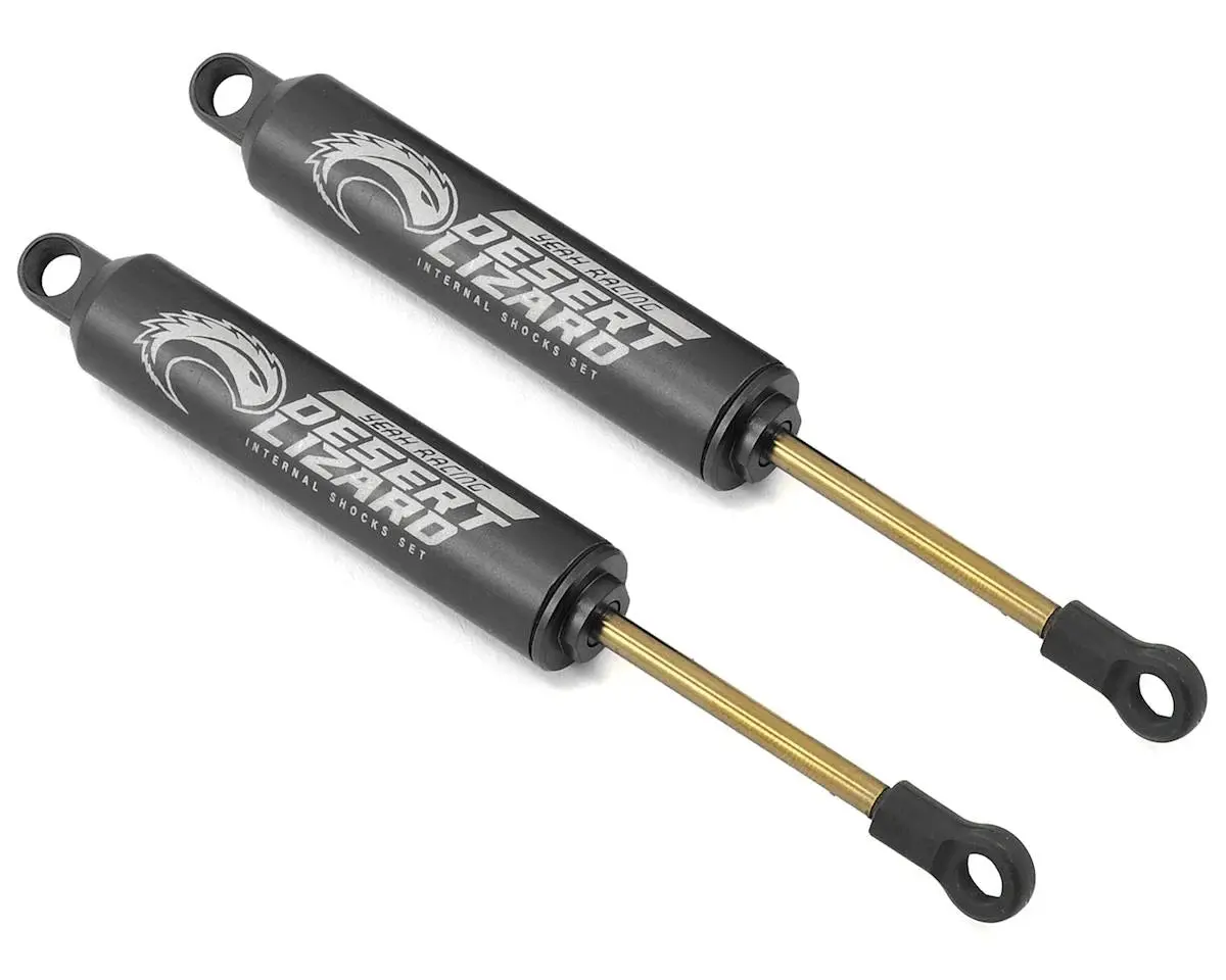 Yeah Racing 110Mm Desert Lizard Two Stage Internal Spring Shock (2) (Black) - Yea-Ddl-110Bk 1