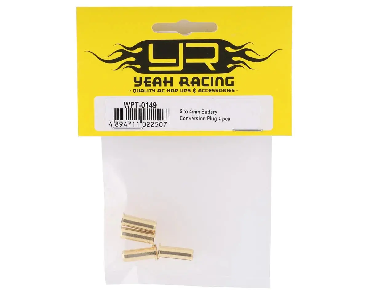 Yeah Racing 5Mm To 4Mm Bullet Adapter Plugs (4) - Yea-Wpt-0149 2