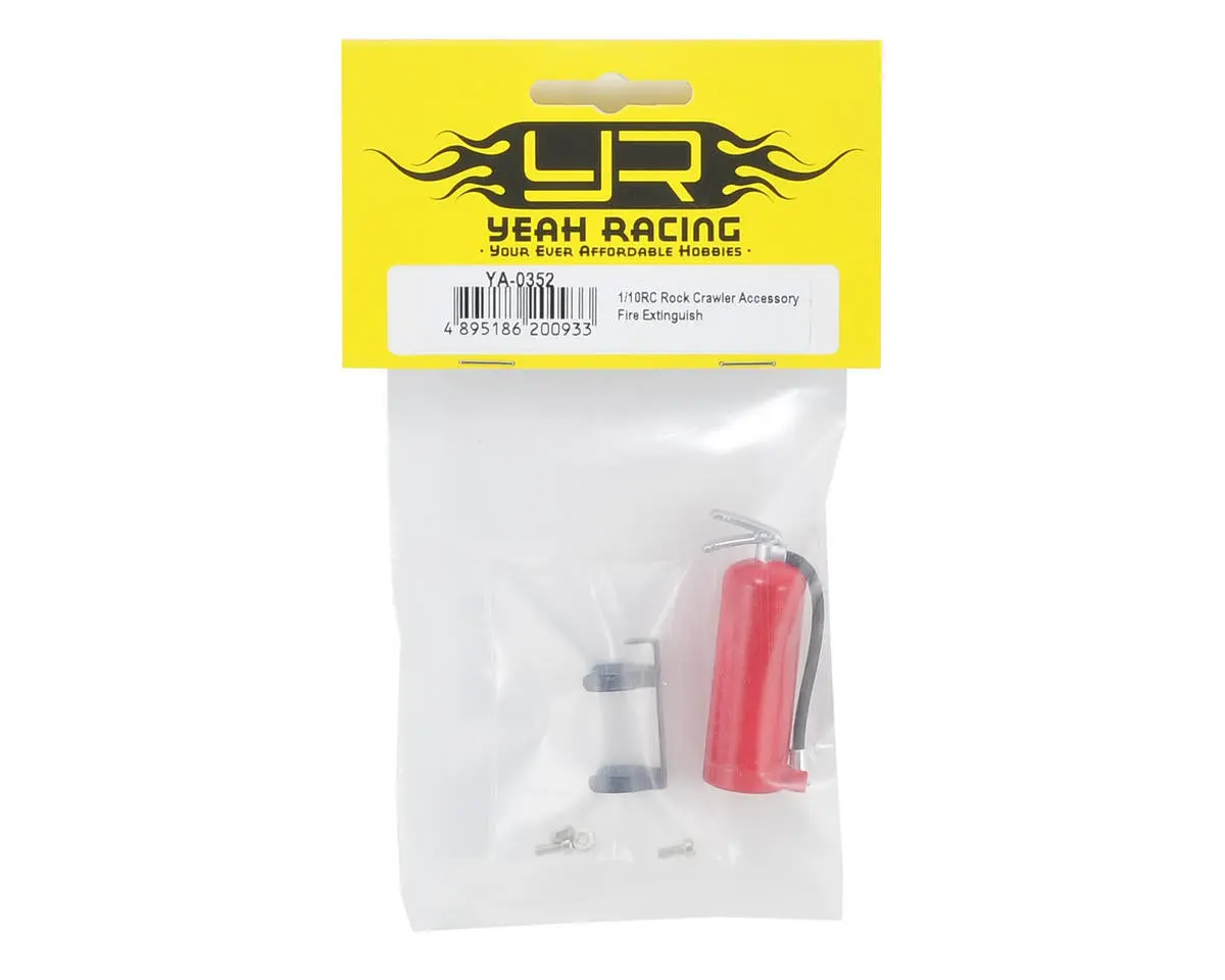 Yeah Racing 1/10 Crawler Scale Accessory Set (Fire Extinguisher) 2