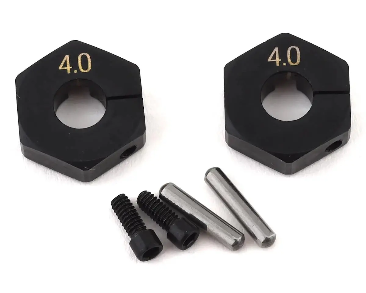 Yokomo Brass Clamp Mount Wheel Hub (4.0Mm) - Yokb10-011Ba 1