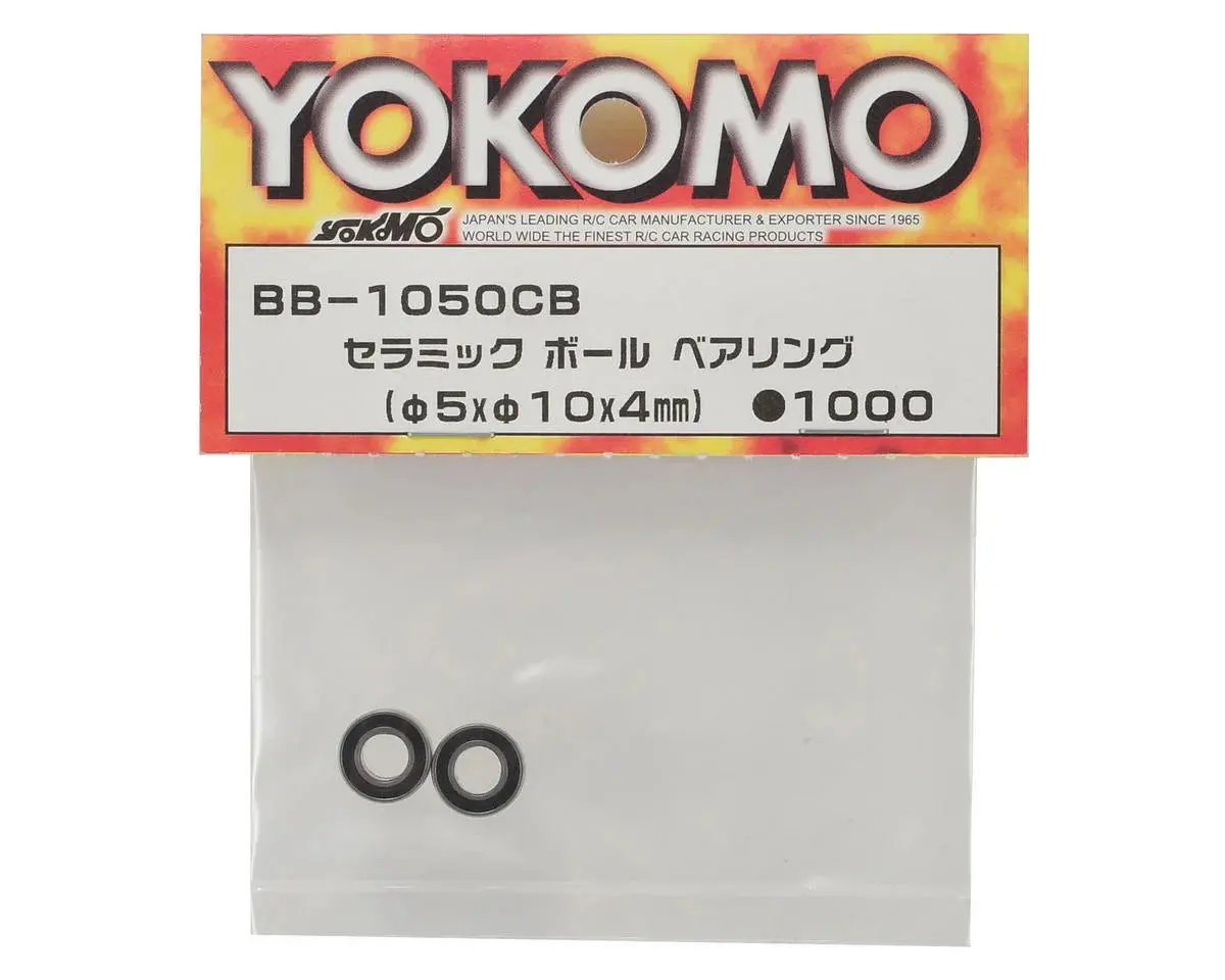 Yokomo 5X10x4mm Ceramic Ball Bearing (2) - Yokbb-1050Cba 2