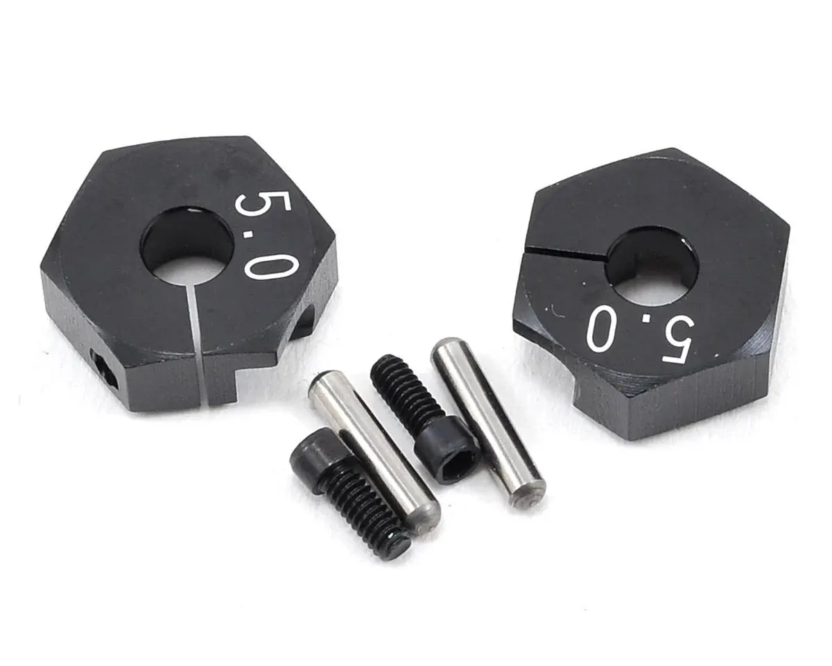 Yokomo Aluminum Clamp Wheel Hub Hex (Black) (2) (5.0Mm) 1