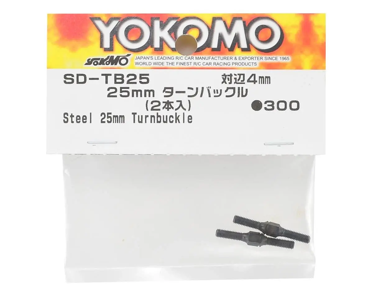 Yokomo 25Mm Steel Turnbuckle (2) - Yoksd-Tb25a 2