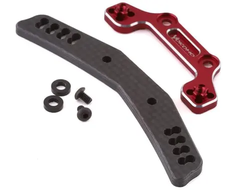 Yokomo Yd-2 Graphite/Aluminum Hybrid Front Shock Tower (Red) - Yoky2-017Agra 1