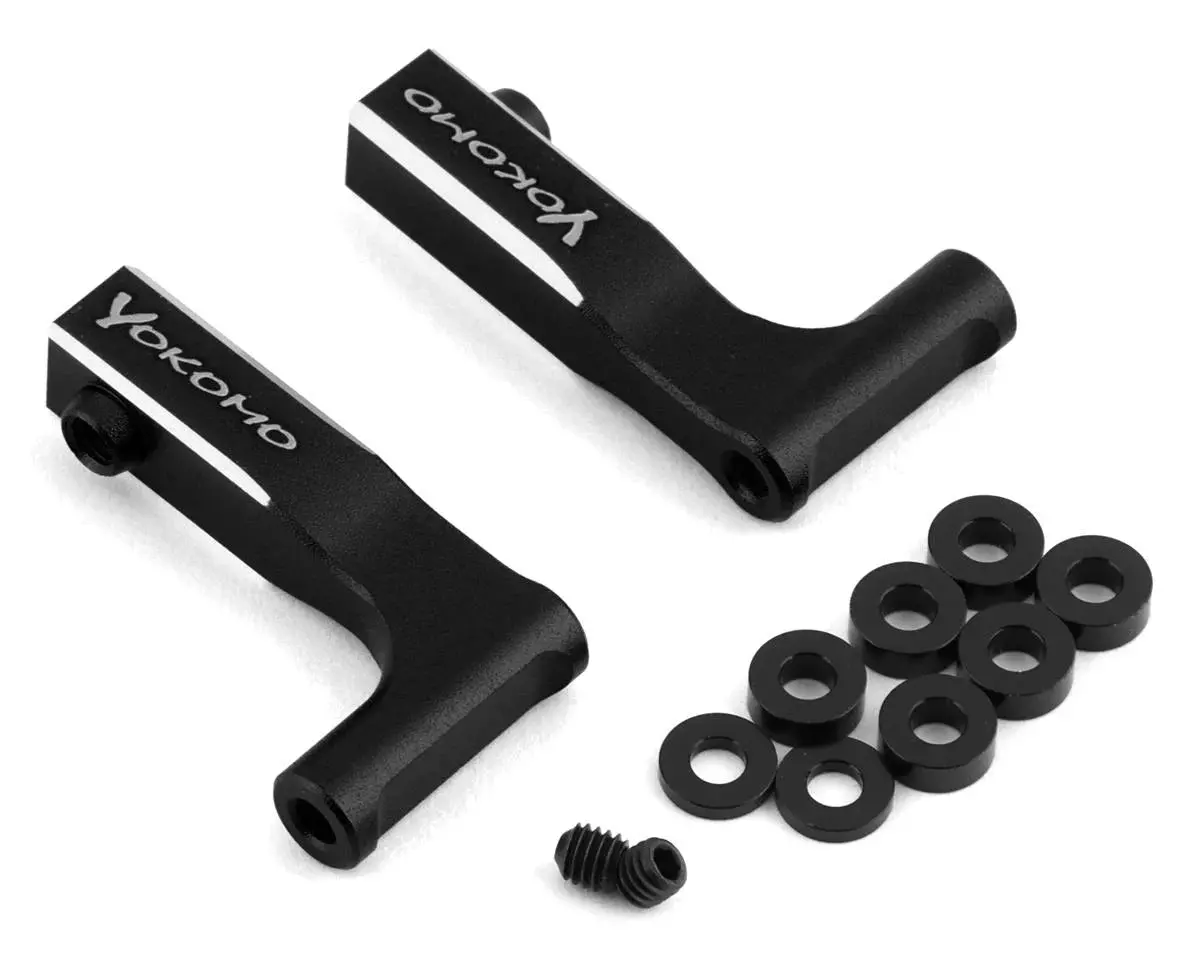Yokomo Yd-2 Aluminum Front Upper L-Arm Kit (Black) 1