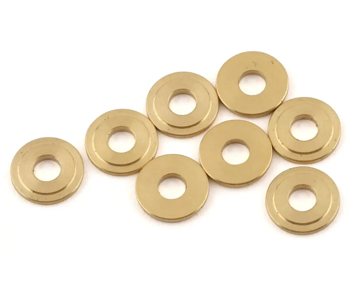 Yokomo 3×8X1mm Cnc-Machined Brass Spacers (8) - Yokzc-B3810 1