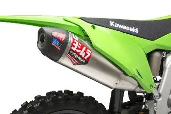 Yoshimura Rs-12 Stainless Full Exhaust W/Aluminum Muffler - 242940S320 - 2021-2023 Kawasaki Kx250 2