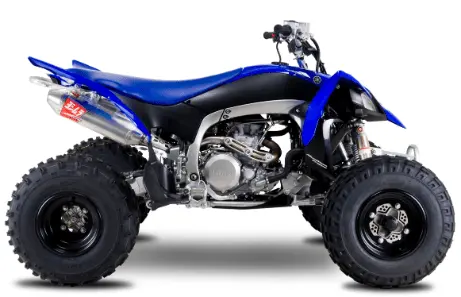 Yoshimura Rs-2 Stainless Slip-On Exhaust, W/Aluminum Muffler - 2376703 - 2009-2014 Yamaha Yfz450r 1