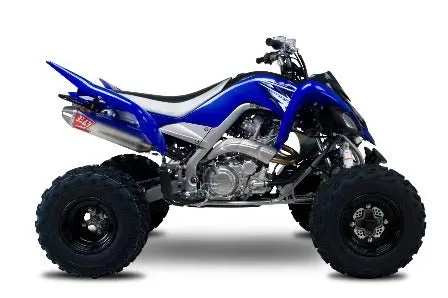 Yoshimura Rs-2 Stainless Slip-On Exhaust, W/Aluminum Muffler - 2388713 - 2006-2016 Yamaha Yfm700, Yfm700r  Raptor 1