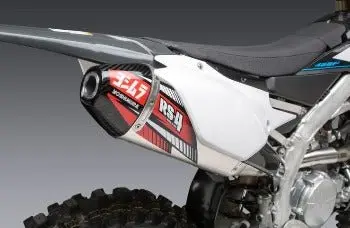 Yoshimura Rs-4 Aluminum Canister/Carbon Fiber End Cap Exhaust Slip-On - 234832D320 - 2020-2022 Yamaha Yz450f 1