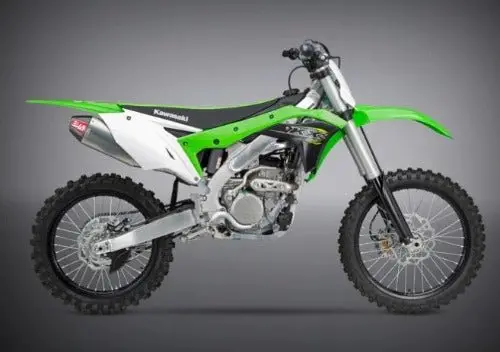 Yoshimura Rs-4 Stainless Slip-On Exhaust, W/ Aluminum Muffler – 242932D320 - 2017-2020 Kawasaki Kx250f 1