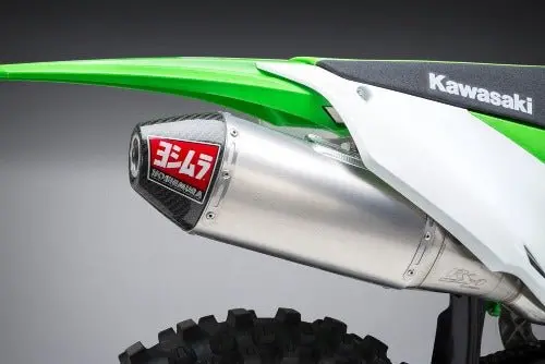 Yoshimura Rs-4 Stainless Slip-On Exhaust, W/ Aluminum Muffler – 244722D320 - 2019-2023 Kawasaki Kx450f, Kx450x 1
