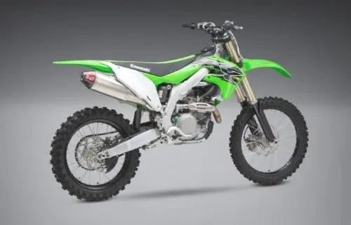 Yoshimura Rs-4 Stainless Slip-On Exhaust, W/ Aluminum Muffler – 244722D320 - 2019-2023 Kawasaki Kx450f, Kx450x 2
