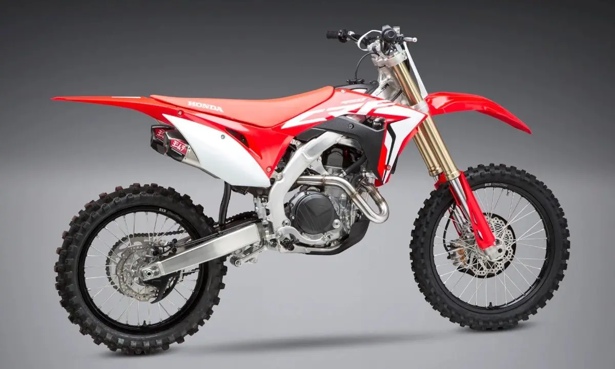 Yoshimura Rs-9 Header/Canister/End Cap Exhaust Dual System Ss-Al-Cf Honda Crf450r 2017-2020 1