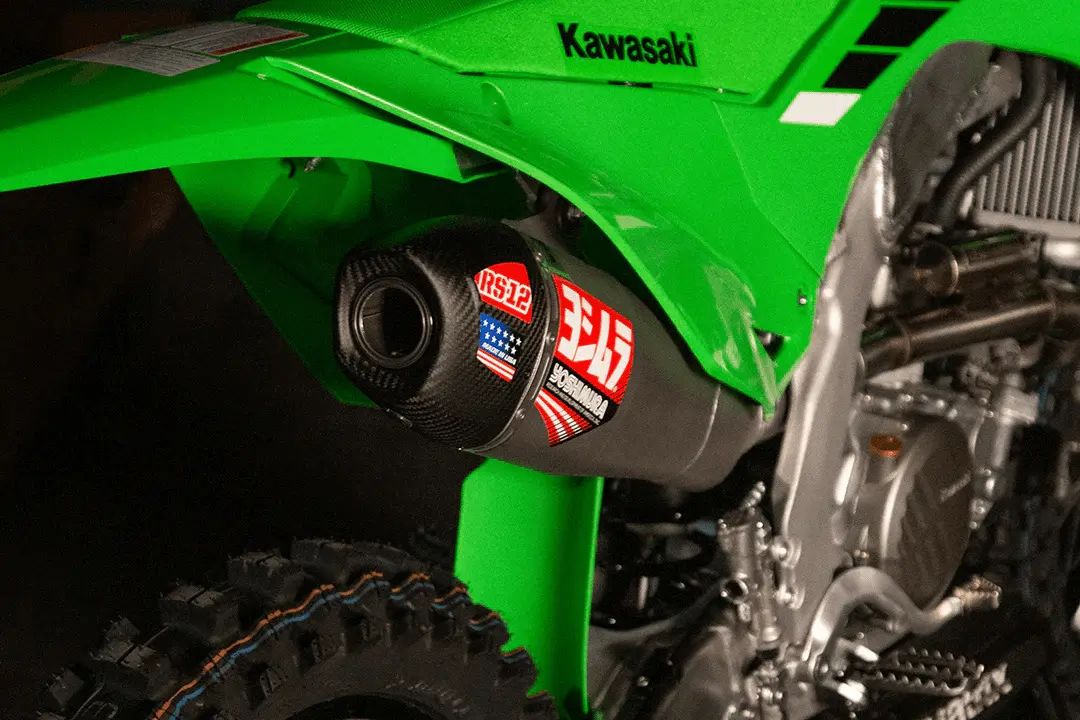 Yoshimura Rs-12 Exhaust System 242950S520 Ss/Al/Cf 2025 Kawasaki Kx250f Kx250x 1