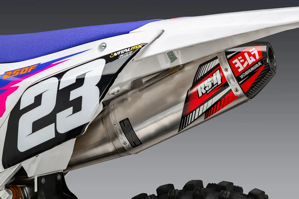 Yoshimura 231032D320 Rs-4 Slip-On Exhaust – 2024 Yamaha Yz250f Stainless 2