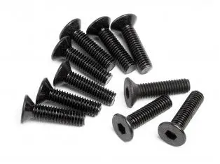 Hpi Racing Flat Head Screw M3x12mm (Hex Socket/10Pcs (Z084) 1