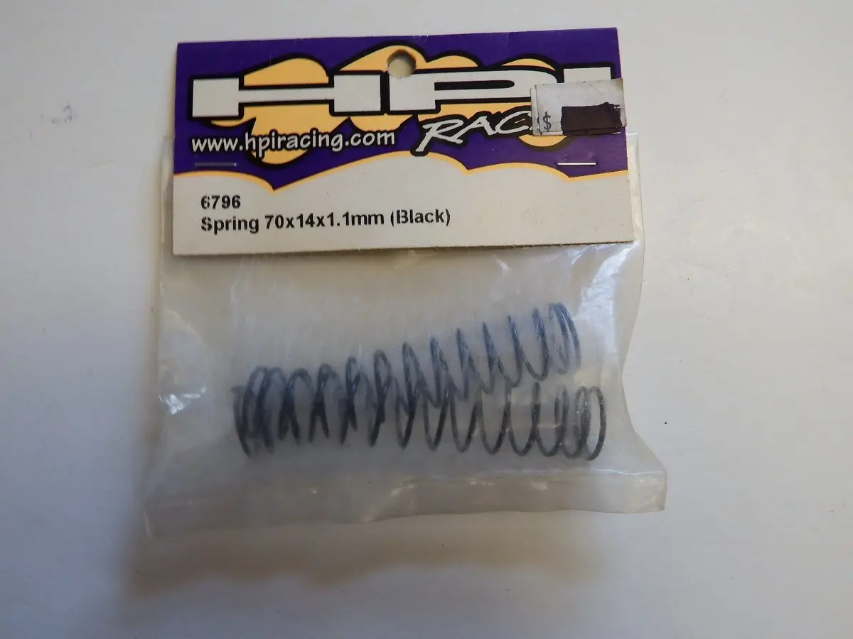 Hpi Racing - Spring 70X14x1.1Mm (Black) - Model 6796 1