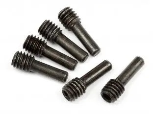 Hpi Racing #86094 - Screw Shaft M4x2.5X12mm (Black/6Pcs) 2.5Mm Hex Socket 1