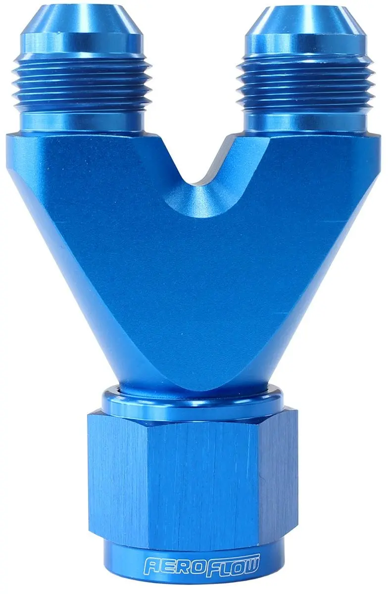 Billet U-Block Fitting – Female Flare Port, -08 To -06 An Transition (Af146-08-06) 1