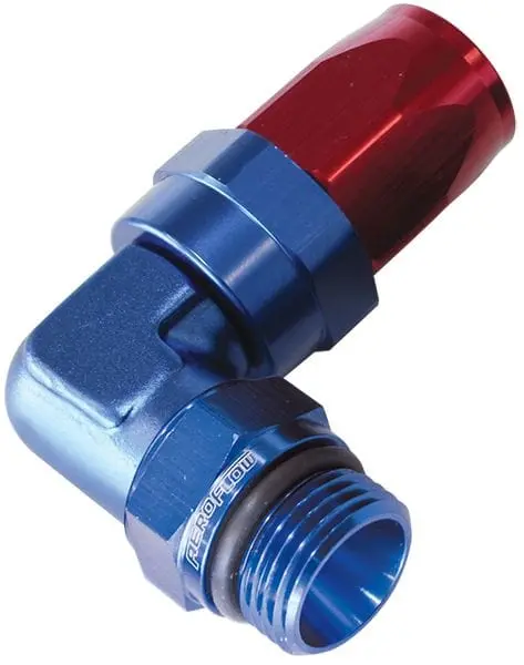 Orb Taper Swivel Hose Fitting – 90° An-12 To An-16 Adapter 1