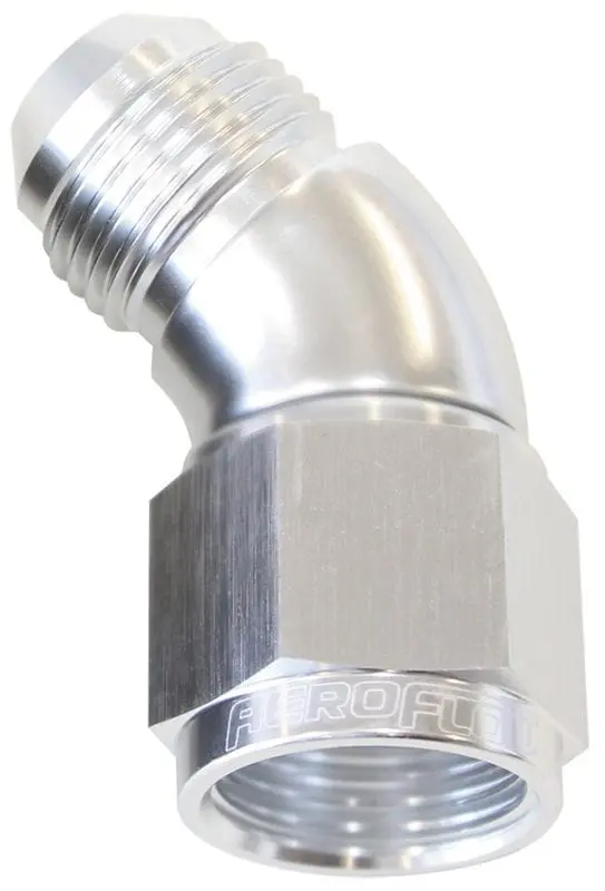 -6An 45° Full-Flow Swivel Fitting: Female To Male Flare 1