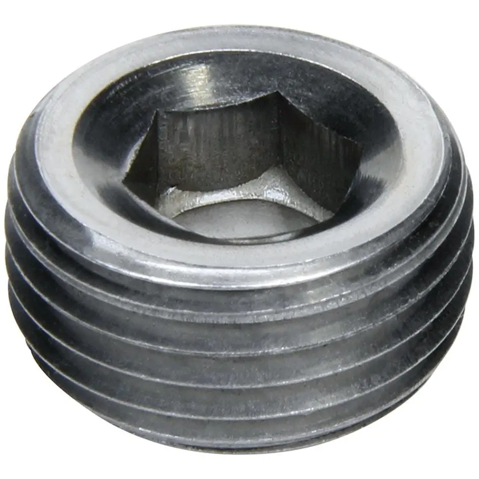 Allstar Performance Npt Threaded Plug Fittings – Aluminum, 1/8" Npt All49814 1