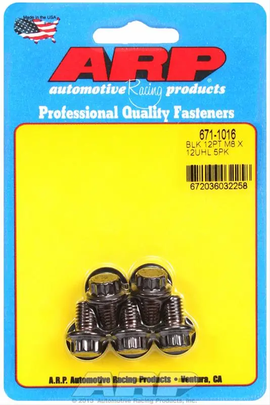 Arp 671-1016 Chromoly Steel Cap Screws – Grade 8+ Strength, 1/4"-28 Thread 1
