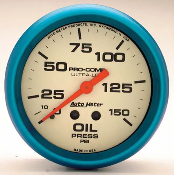 Ultra-Nite Oil Pressure Gauge With Illuminated Dial 1