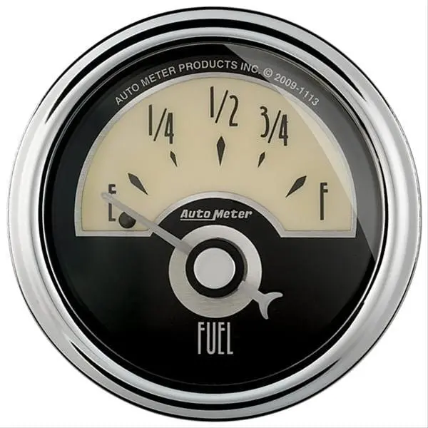 Autometer Cruiser Ad Series Analog Gauges – 1104, Black Dial With White Markings 1