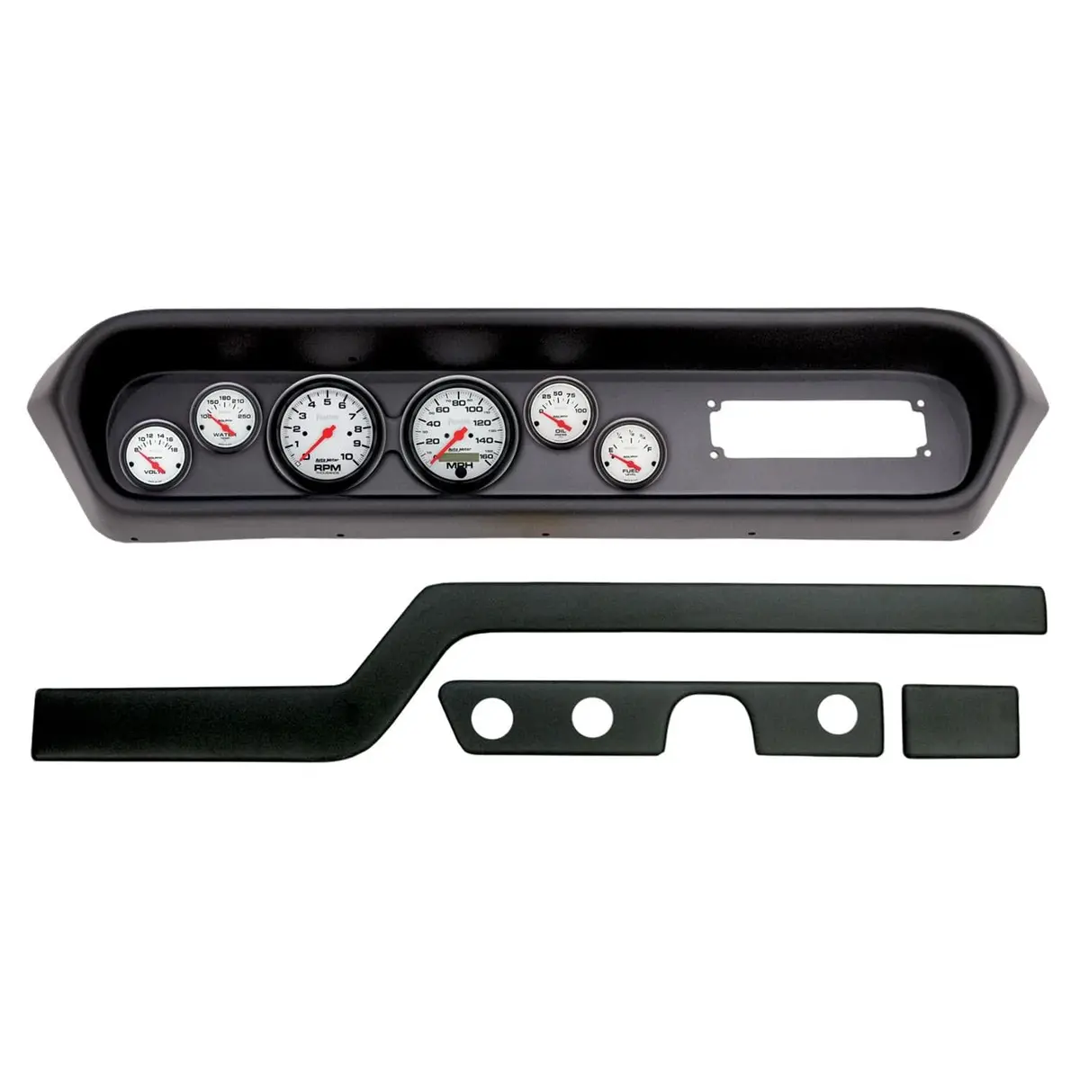 Autometer Phantom 2108-09 Instrument Cluster – Led-Illuminated Analog Gauges 1