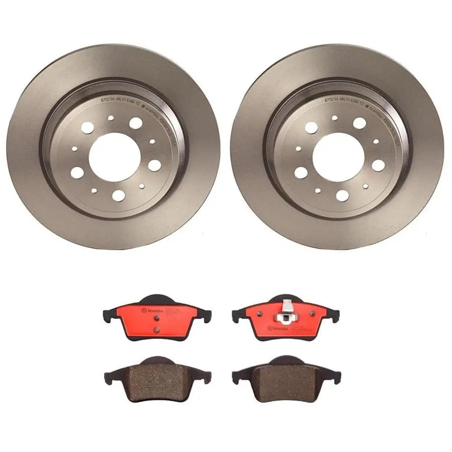 Brembo Direct-Fit Brake Pad And Rotor Kit For Enhanced Stopping Power 1