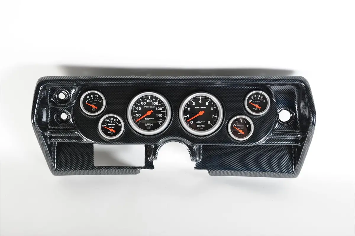 Classic Thunder Road Instrument Panel With Autometer Gauges – Custom Dash Assembly 1
