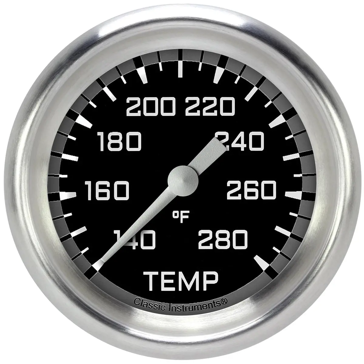 Classic Instruments Auto Cross Gray Series Gauge Set – 5-Inch Speedometer & Matching Cluster (Ax326Gapf-08) 1