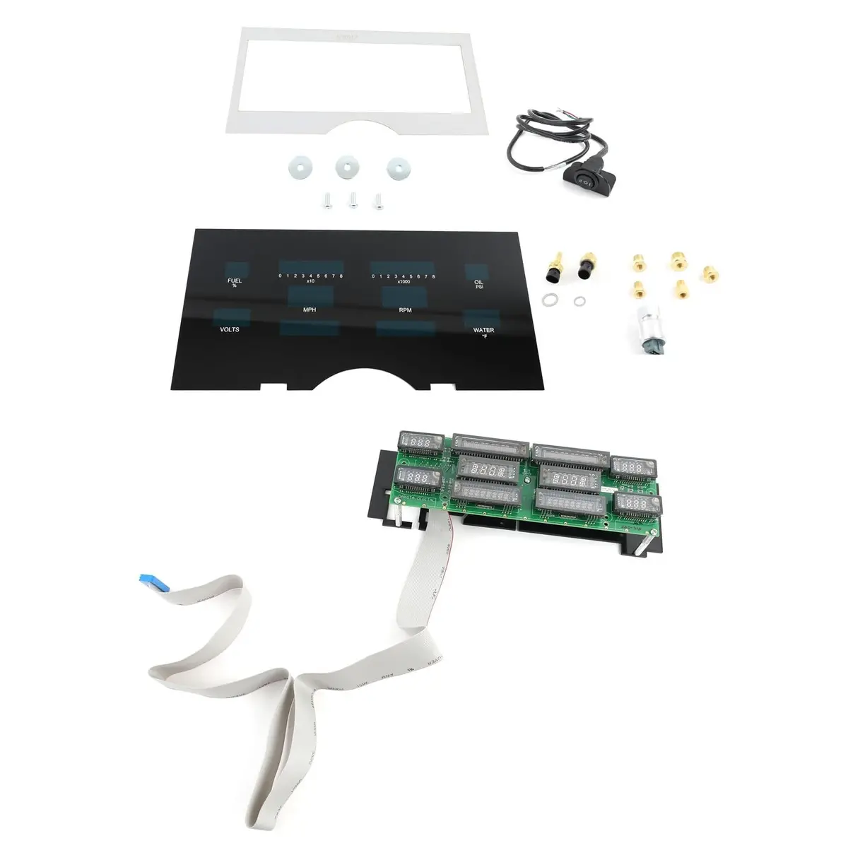 Dakota Digital Vfd3-86C-S10-Z Direct-Fit Digital Gauge Kit For Classic Trucks 1