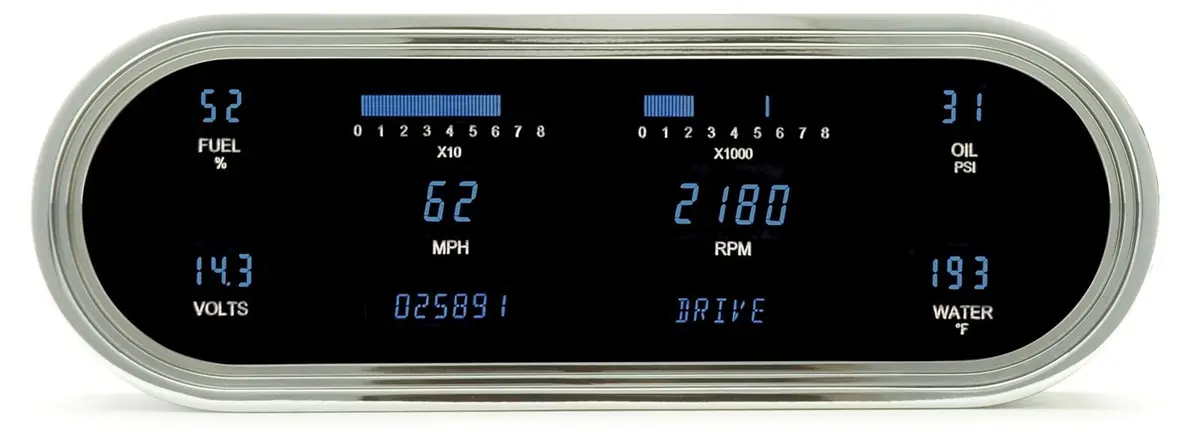 Dakota Digital Vfd3-1008-T Series Iii Vacuum Fluorescent Display Instrument System 1