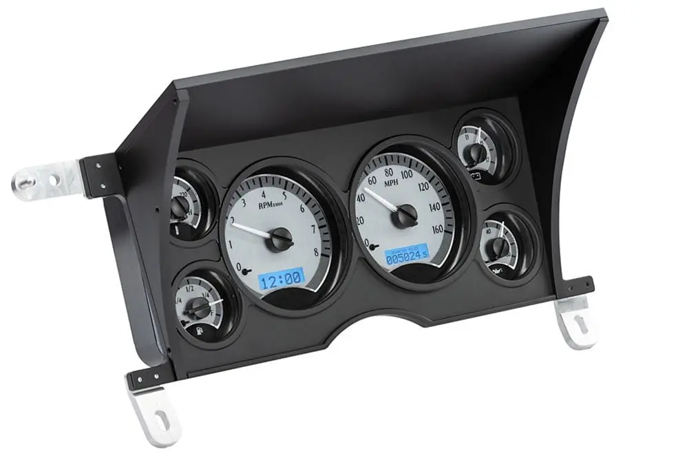 Dakota Digital Vhx-86C-S10-S-B Gauge System – Direct-Fit Analog Cluster For Chevrolet S10 2
