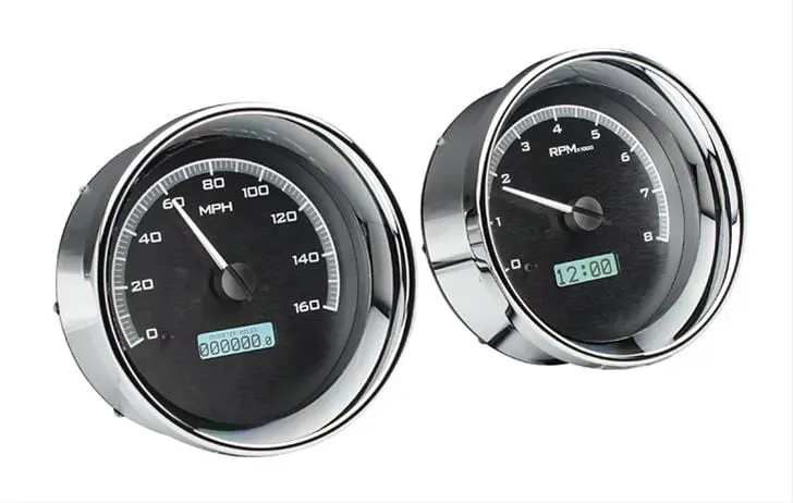 Dakota Digital Vhx-1024-K-R Universal Analog Gauge Kit With Modern Electronics 1