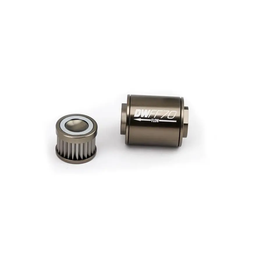 Deatschwerks Inline Fuel Filter – 100-Micron, Model 8-03-070-100K 1