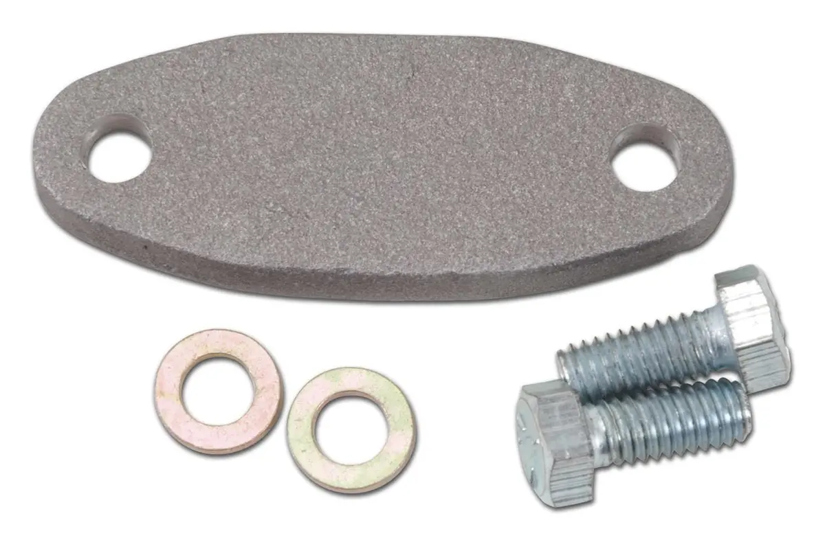 Edelbrock 8951 Choke Block-Off Plate For Carbureted Engines 1