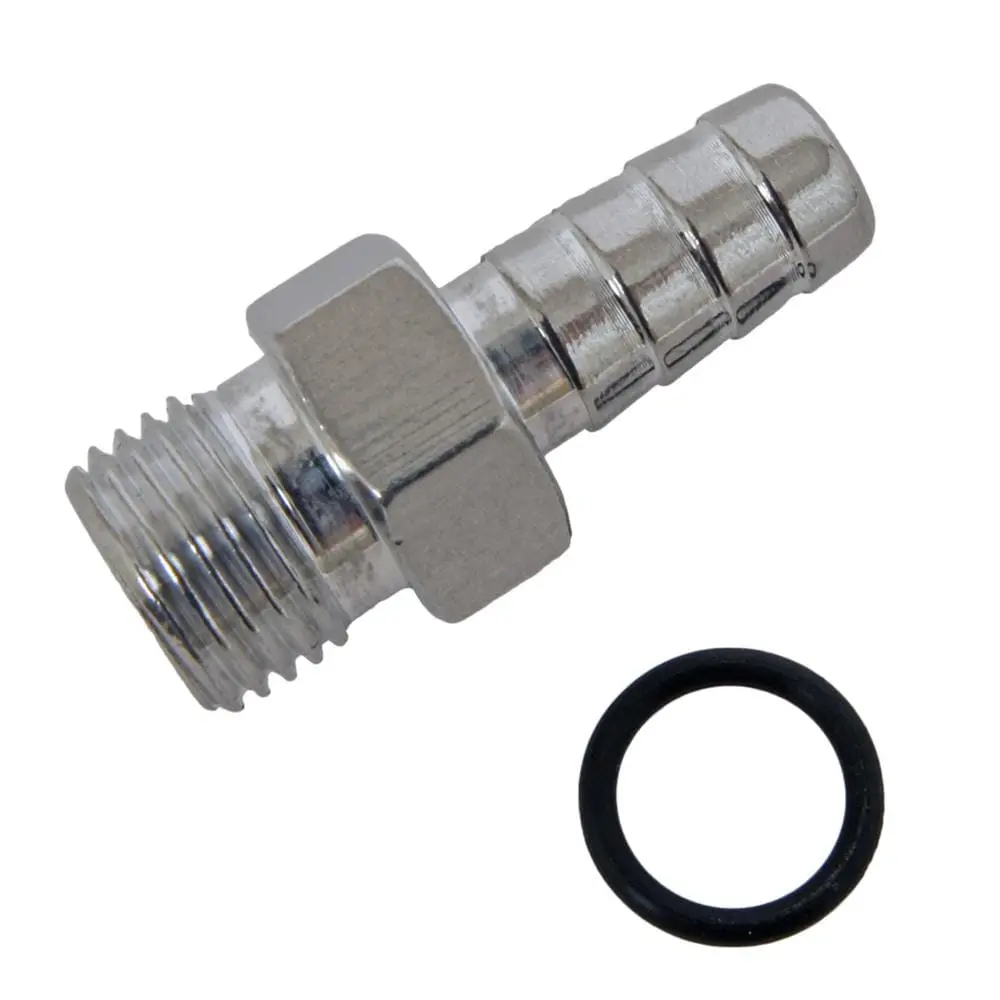 Ict Billet Aluminum Hose Barb Fitting – 3/8" Npt, Right-Hand Thread (F060R375Ba) 1