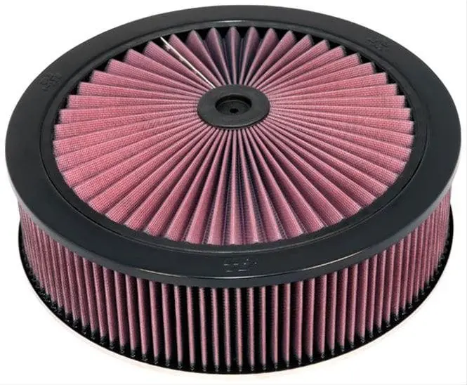 K&N Custom High-Flow Air Filter Assembly – 14" Od × 3" Height (Kn66-3040) 1