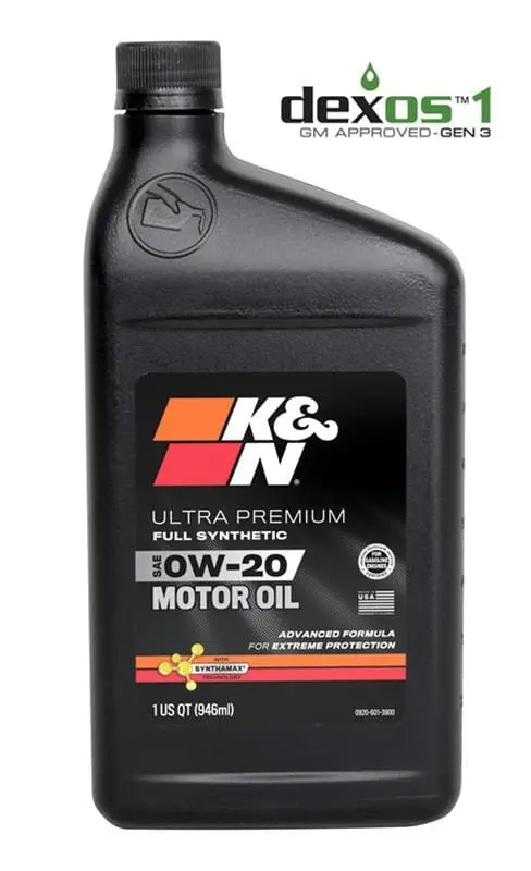 K&N Full-Synthetic Ultra Premium Engine Oil – 5W-30 Formulation 1