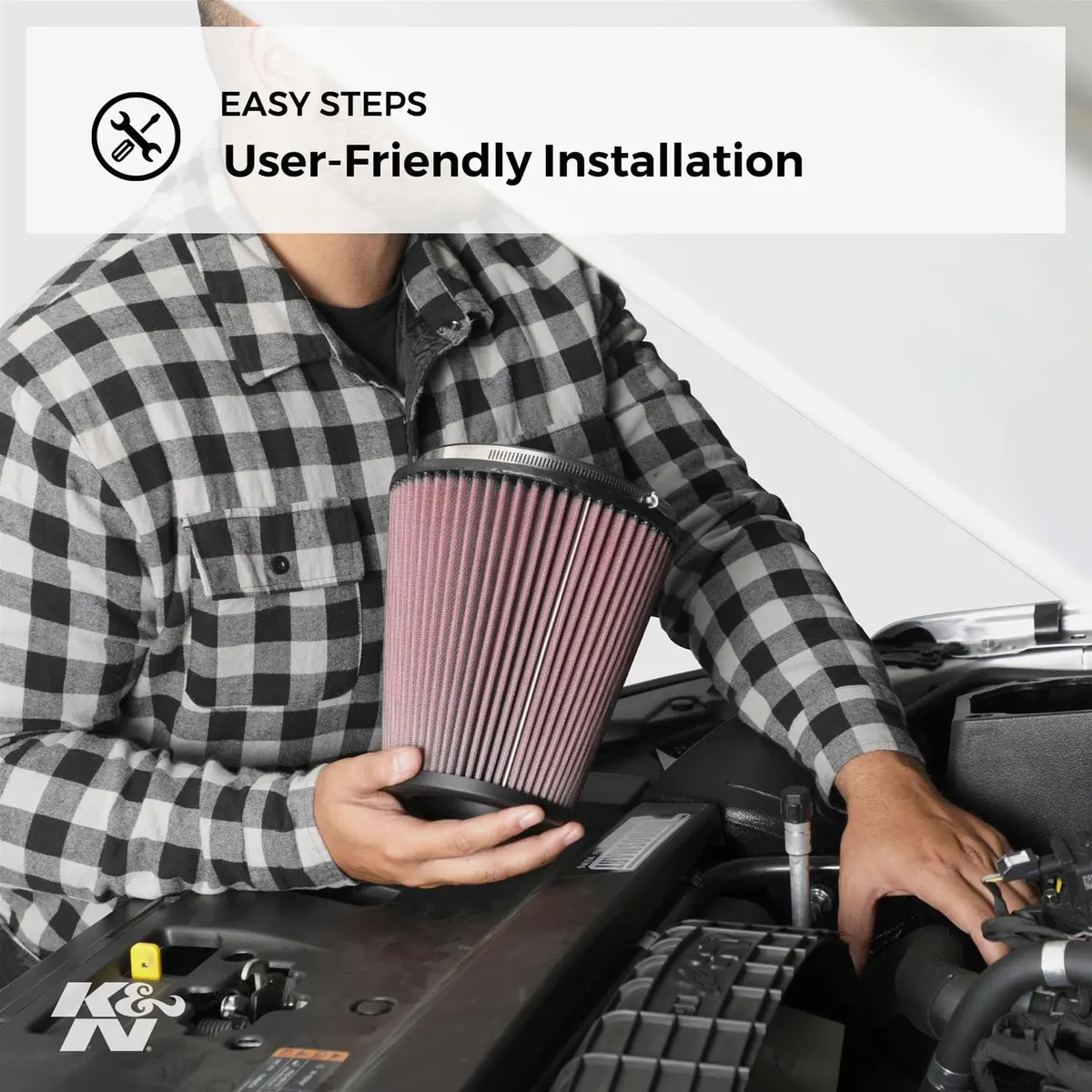 K&N 38-2021R Heavy-Duty Replacement Air Filter 2