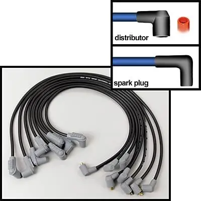Msd 31593 Super Conductor Spark Plug Wire Set – Race-Tuned Low-Resistance Design 1