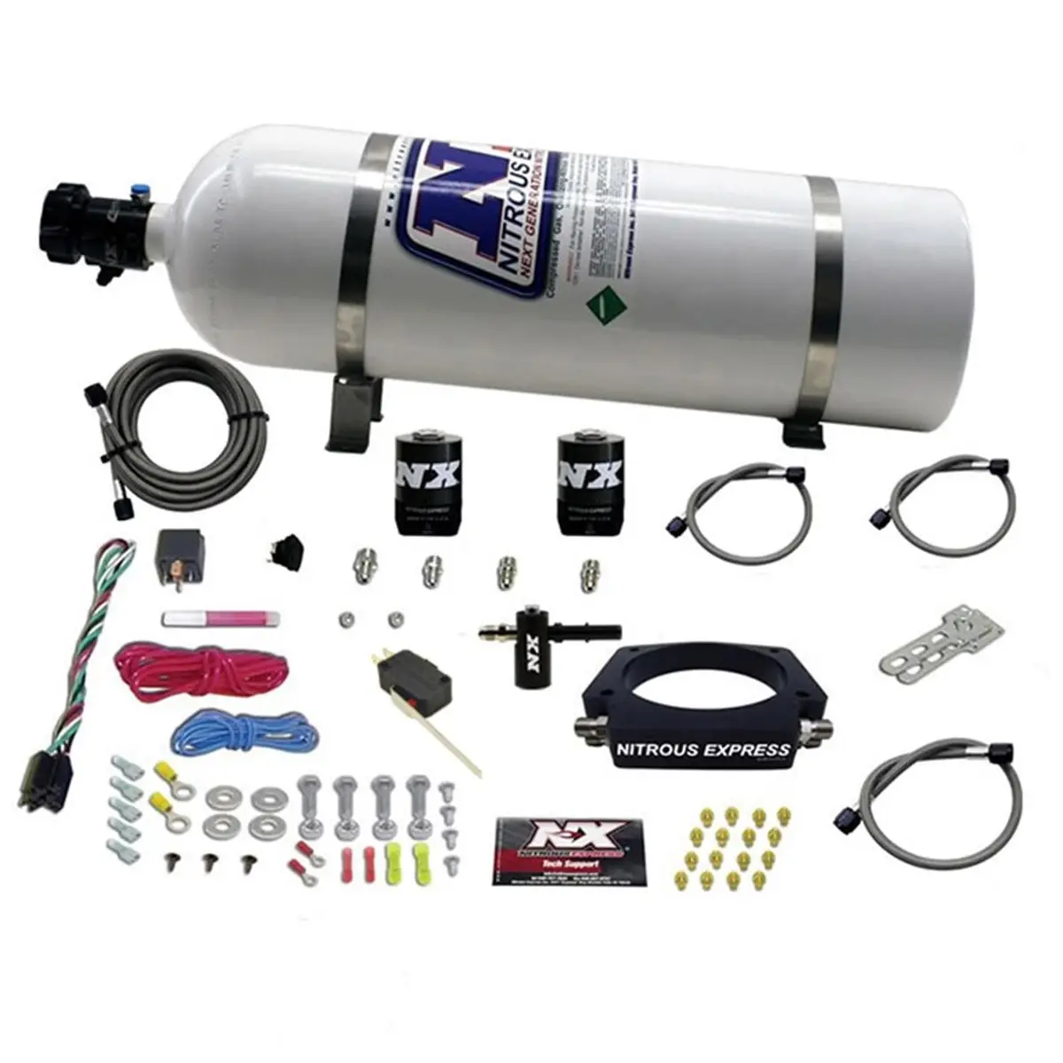 Nitrous Express (Nx) Plate-Style Nitrous Oxide System Kit 1